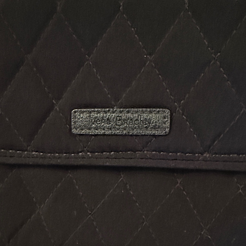 Vera Bradley Black Quilted Crossbody Bag - Picture 2 of 9